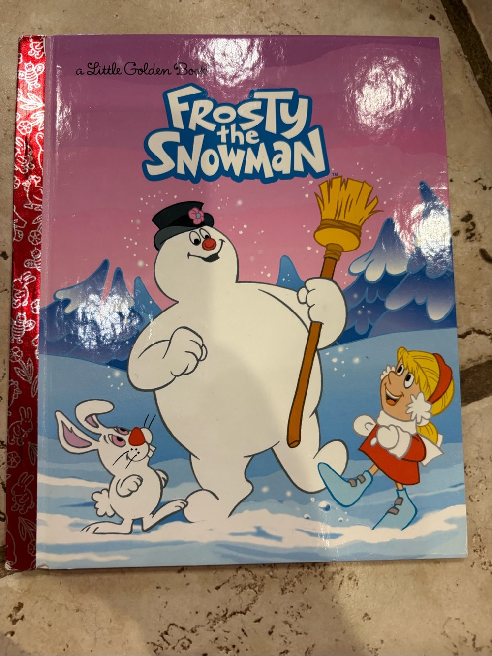 Frosty the Snowman Kids Storybook - Pink & Blue